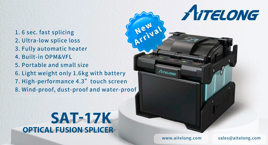 Aitelong new arrival SAT-17K Optical Fusion Splicer