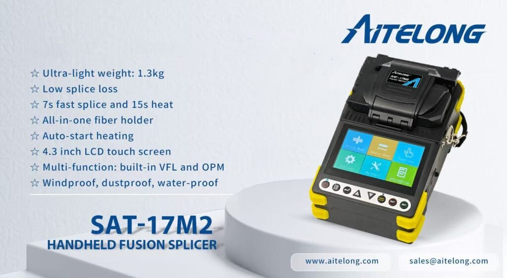 Aitelong new arrival SAT-17M2 Handheld Fusion Splicer