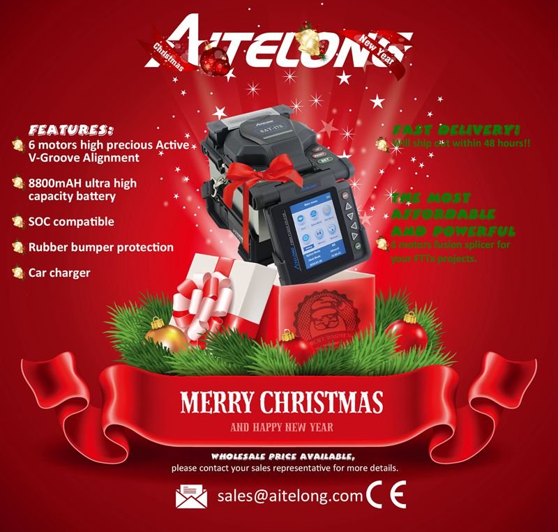 Christmas and New Year Promotion of Optical Fusion Splicer
