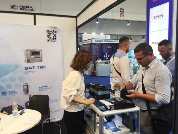 Aitelong in ECOC 2018 Expo.