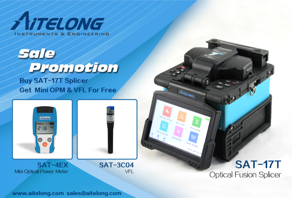 Sale Promotion of SAT-17T Optical Fusion Splicer for 2018 year-end