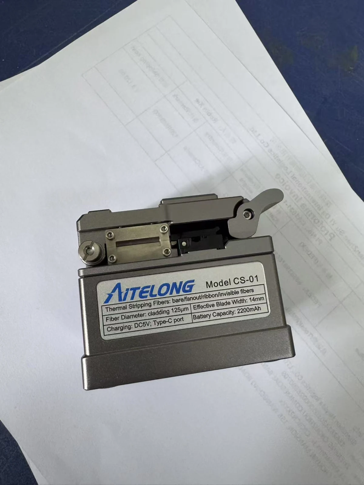 CS-01 Optical Fiber Cleaver with Thermal Stripper
